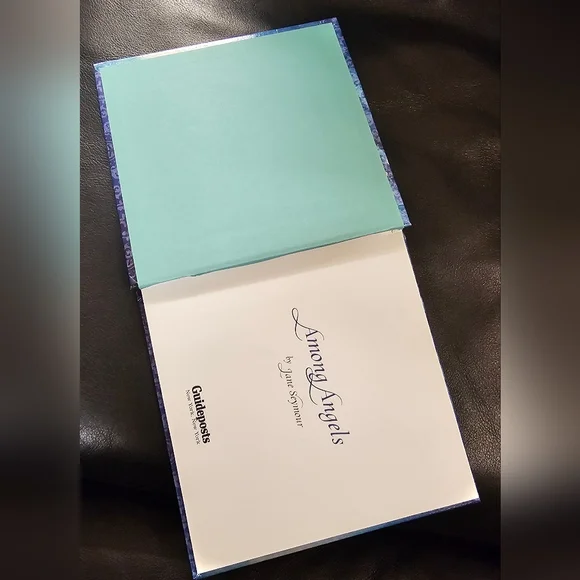 Among Angels by - Hardcover Book By Jane Seymour Inspirational Fully Illustrated - Picture 3 of 6